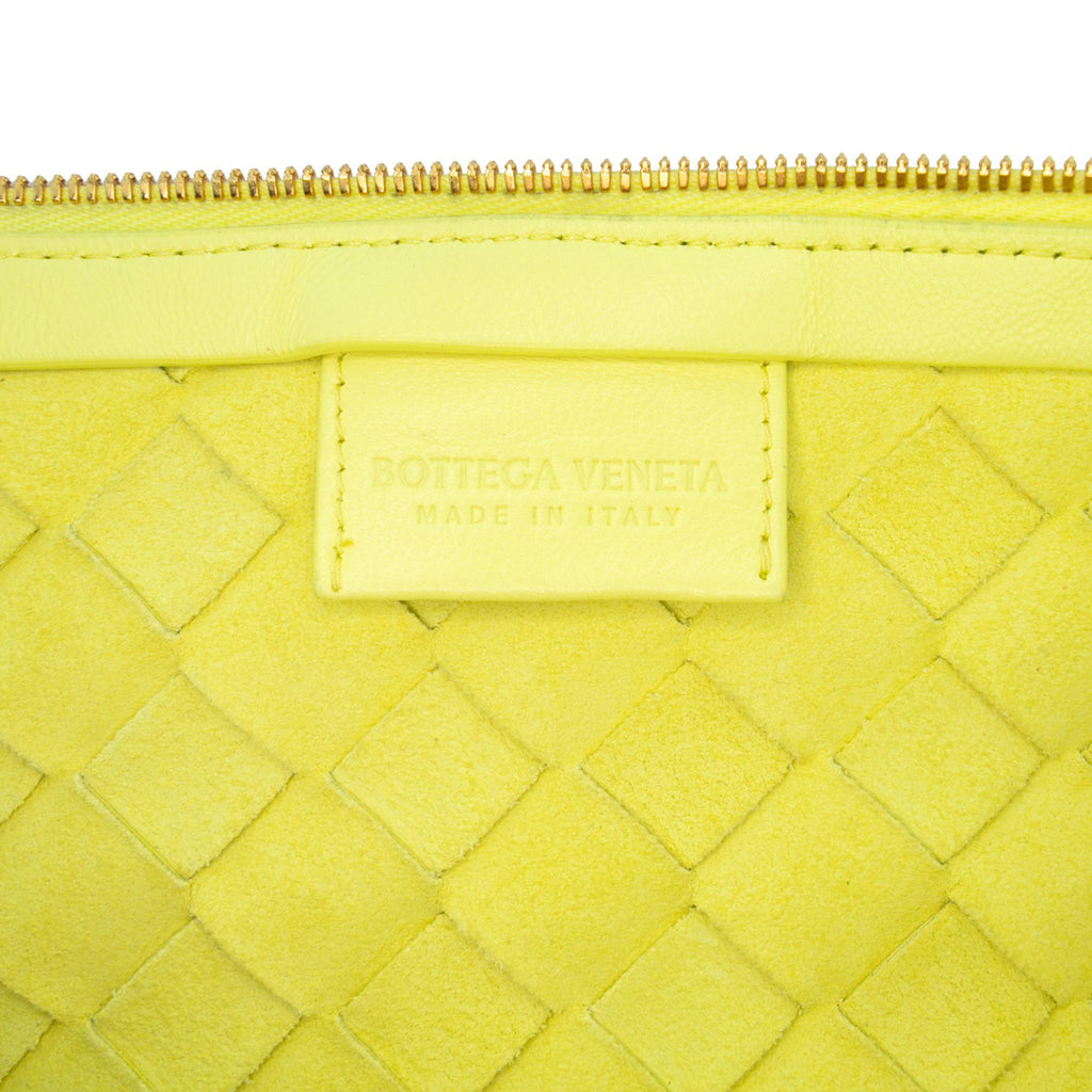 Bottega Veneta Medium Lambskin Intrecciato Turn Pouch