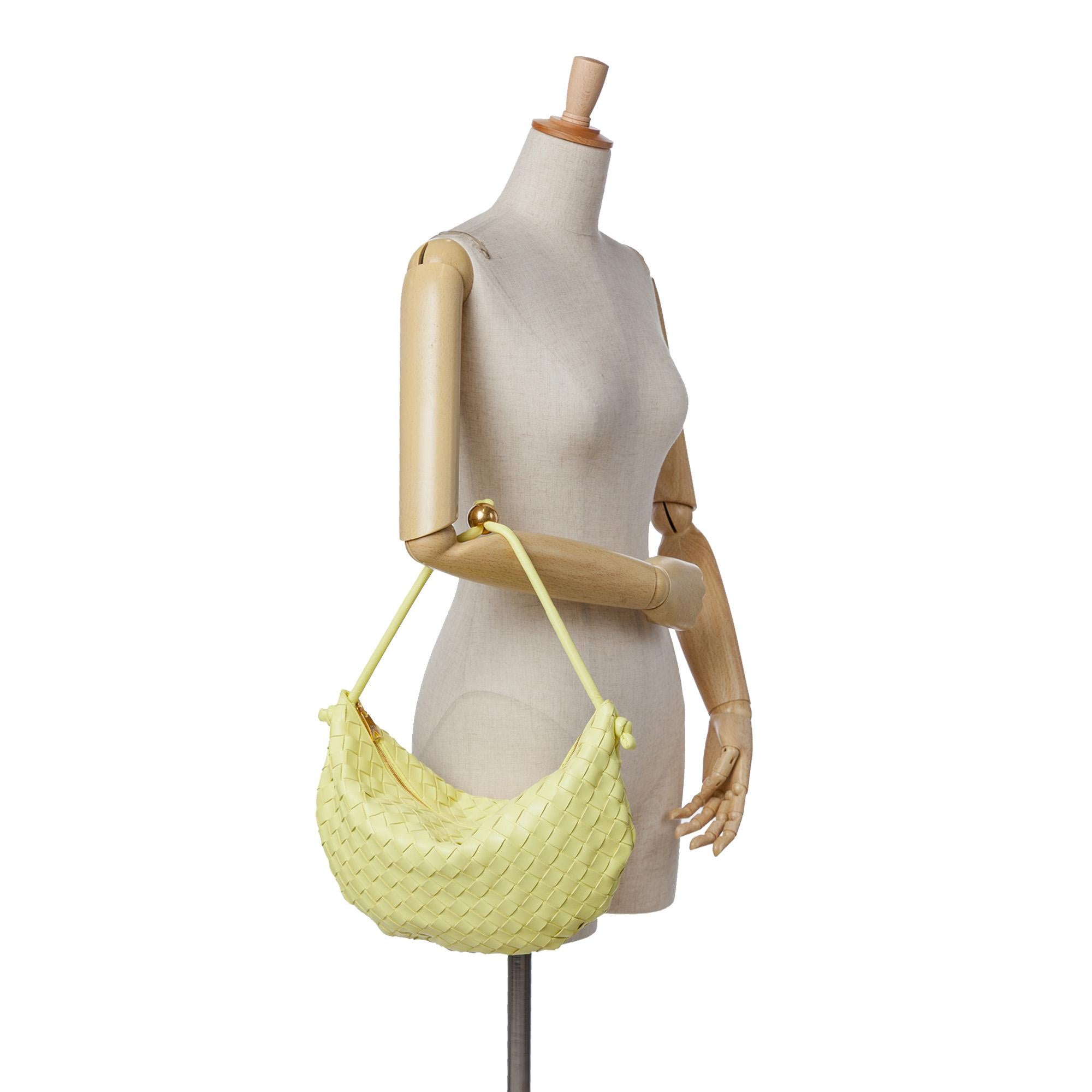 Bottega Veneta Medium Lambskin Intrecciato Turn Pouch