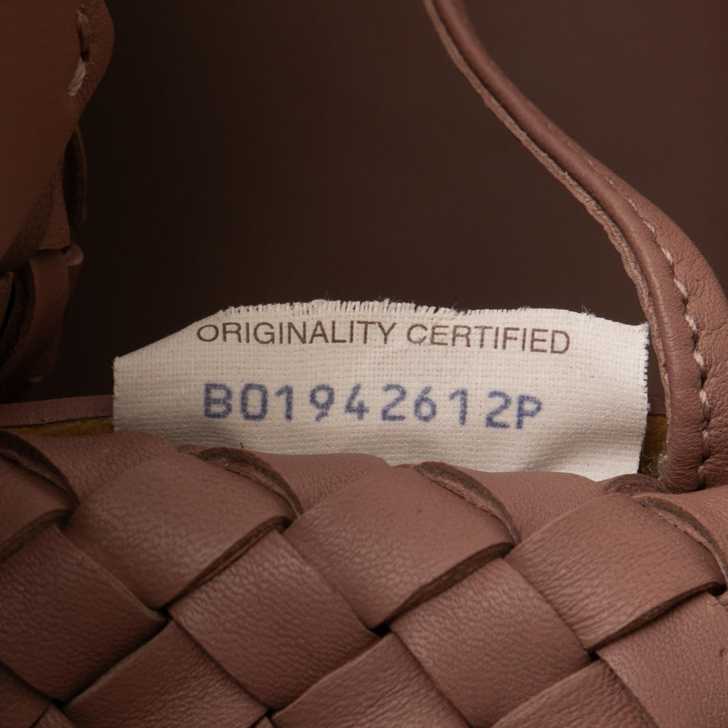 Bottega Veneta Medium Lambskin Intreccio Cabat Tote