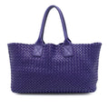 Bottega Veneta Medium Lambskin Intreccio Cabat Tote