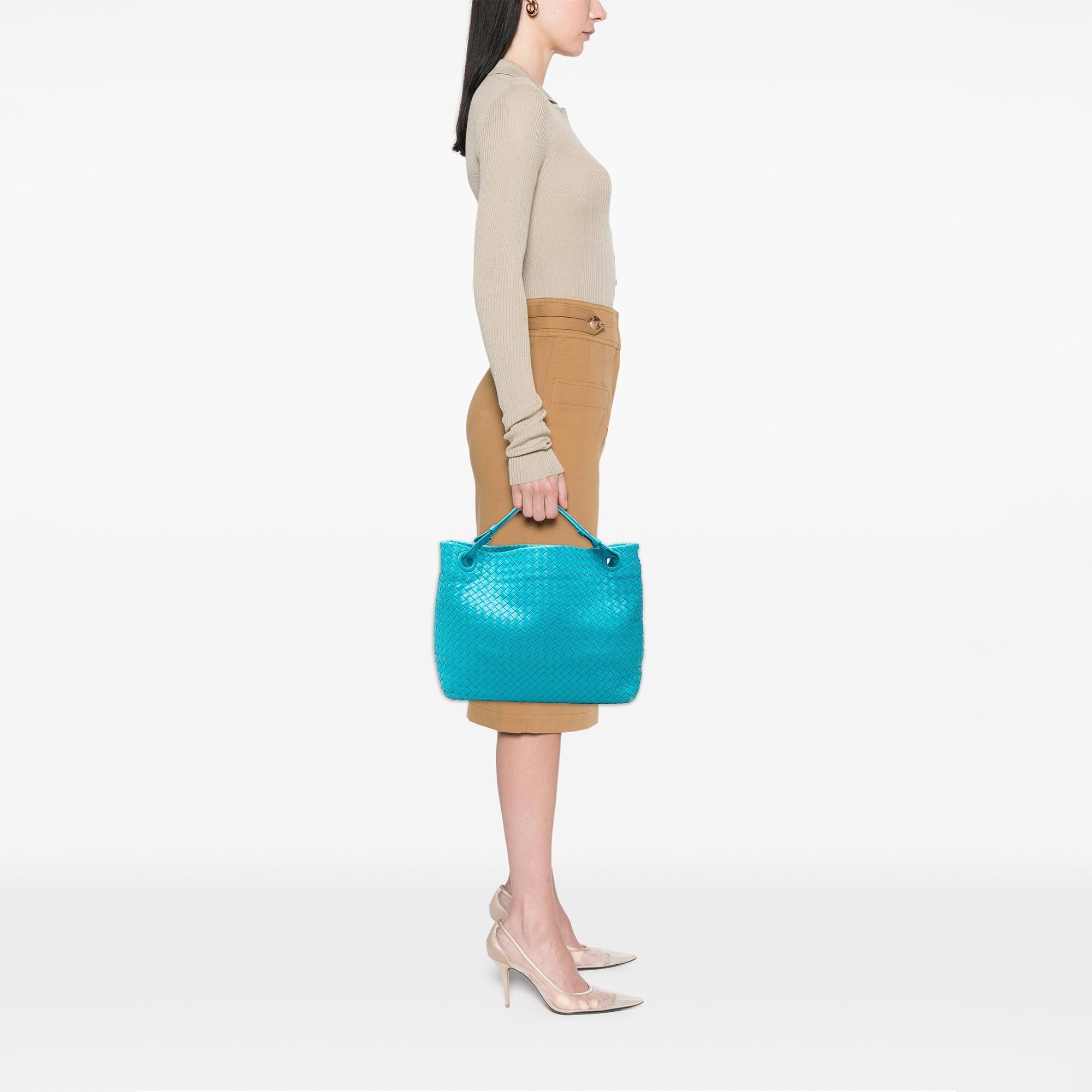 Bottega Veneta Medium Nappa Intrecciato Garda Tote
