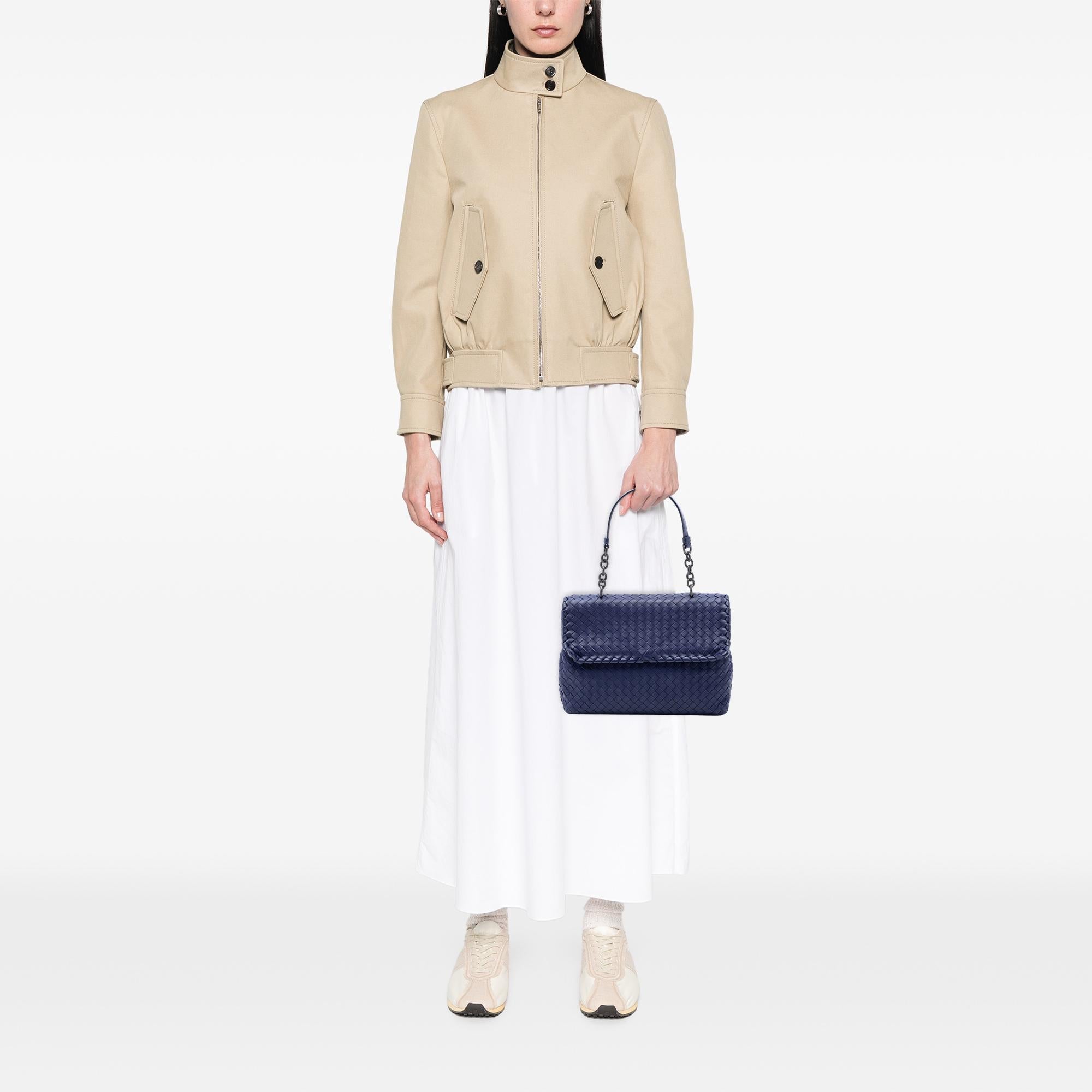 Bottega Veneta Medium Nappa Intrecciato Olimpia Shoulder Bag