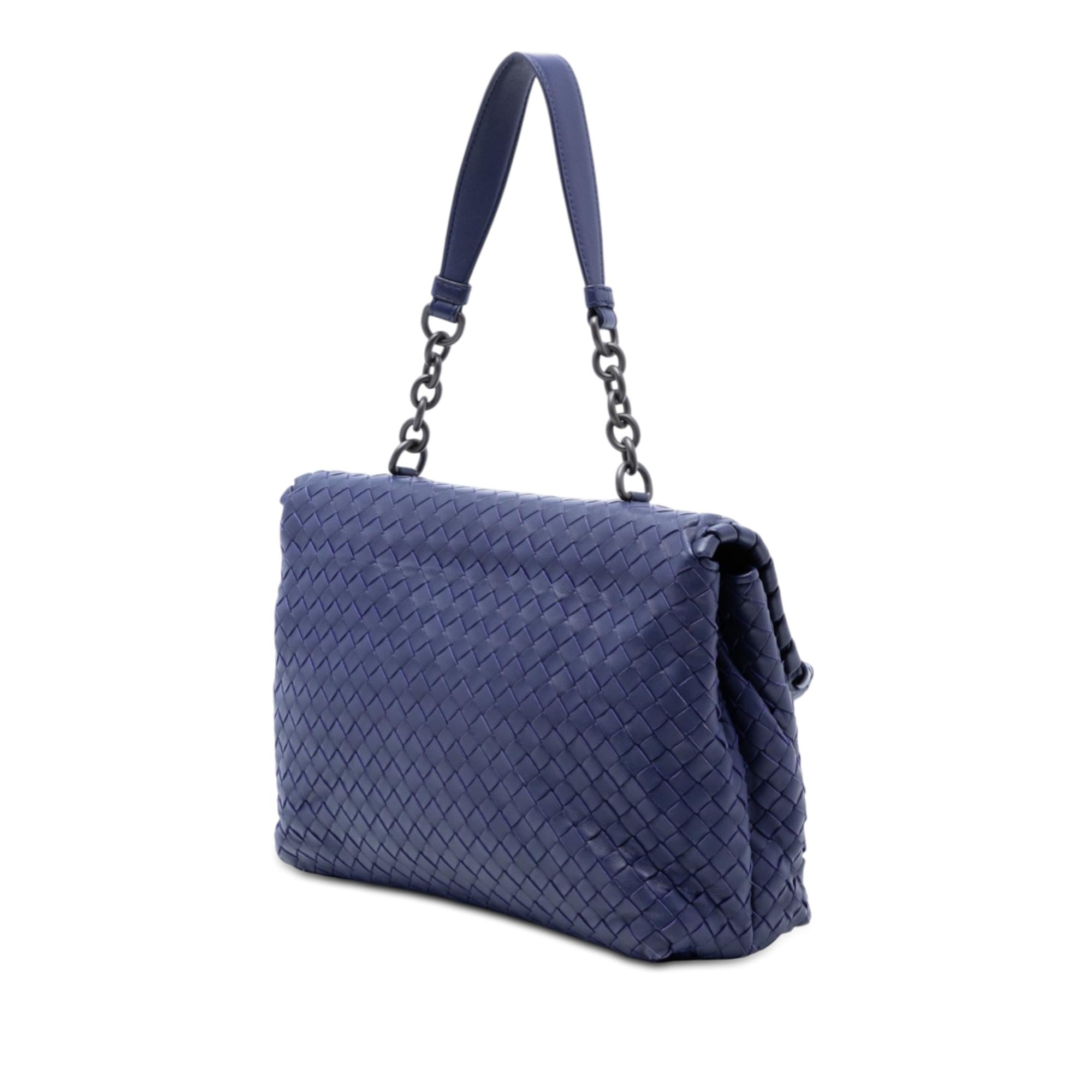 Bottega Veneta Medium Nappa Intrecciato Olimpia Shoulder Bag