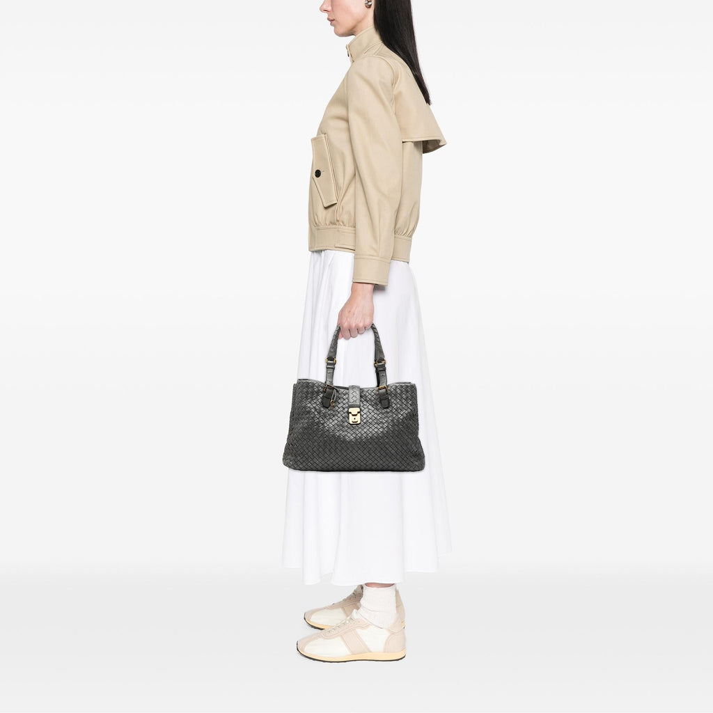 Bottega Veneta Medium Nappa Intrecciato Roma Tote