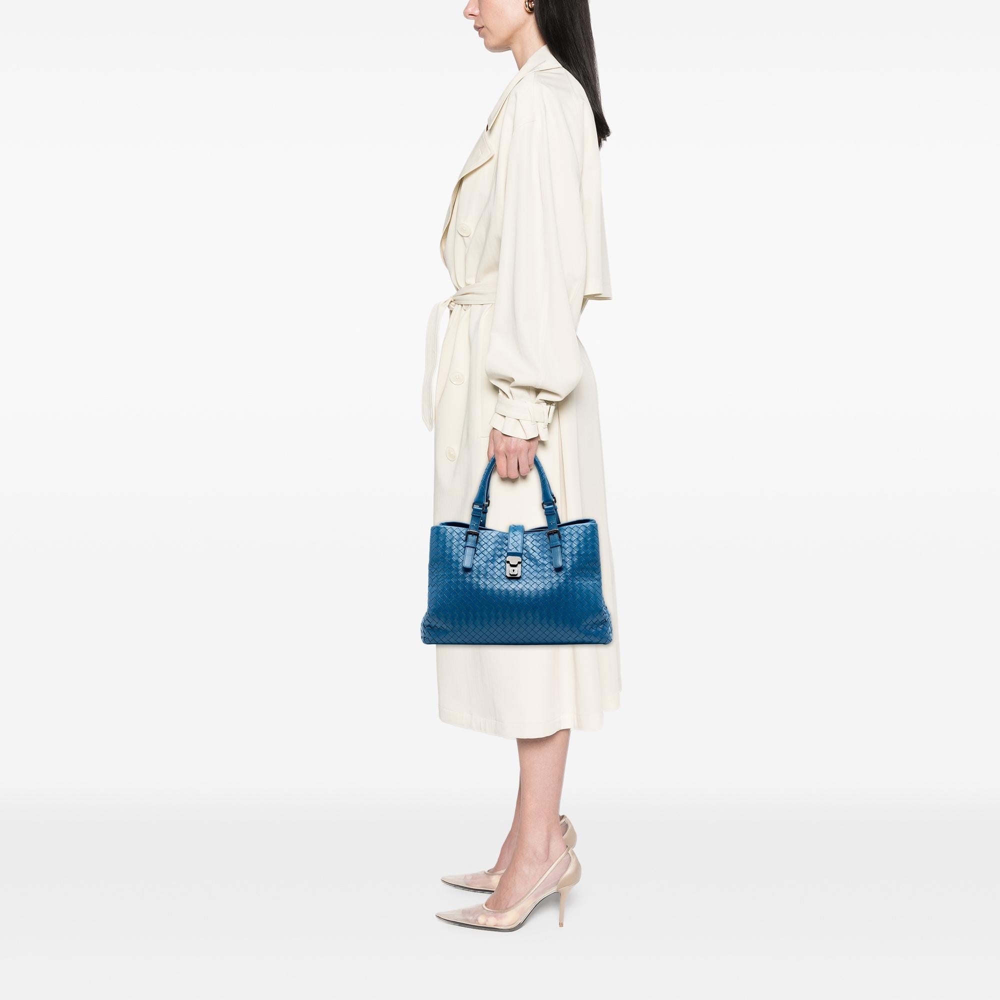 Bottega Veneta Medium Nappa Intrecciato Roma Tote
