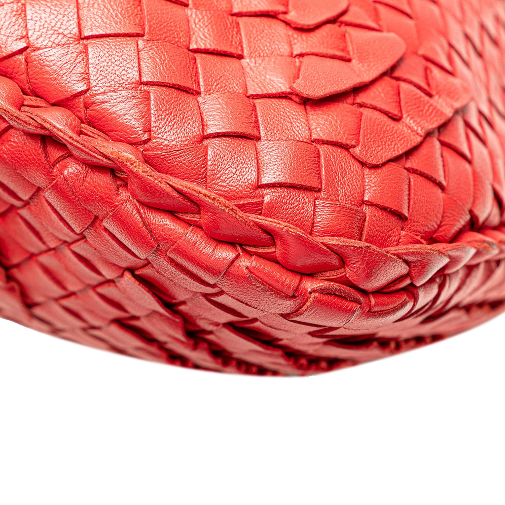 Bottega Veneta Medium Nappa Intrecciato Ruffle Veneta Hobo