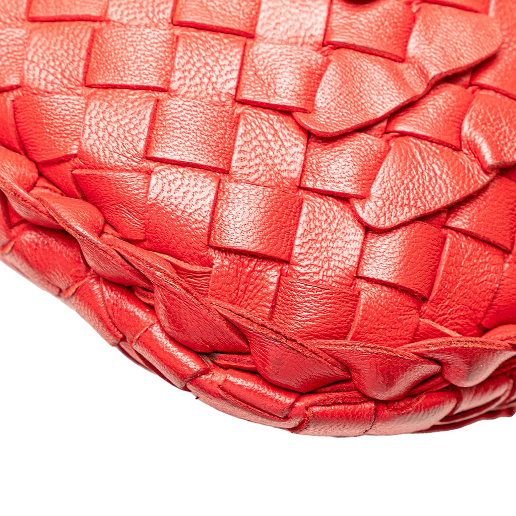 Bottega Veneta Medium Nappa Intrecciato Ruffle Veneta Hobo