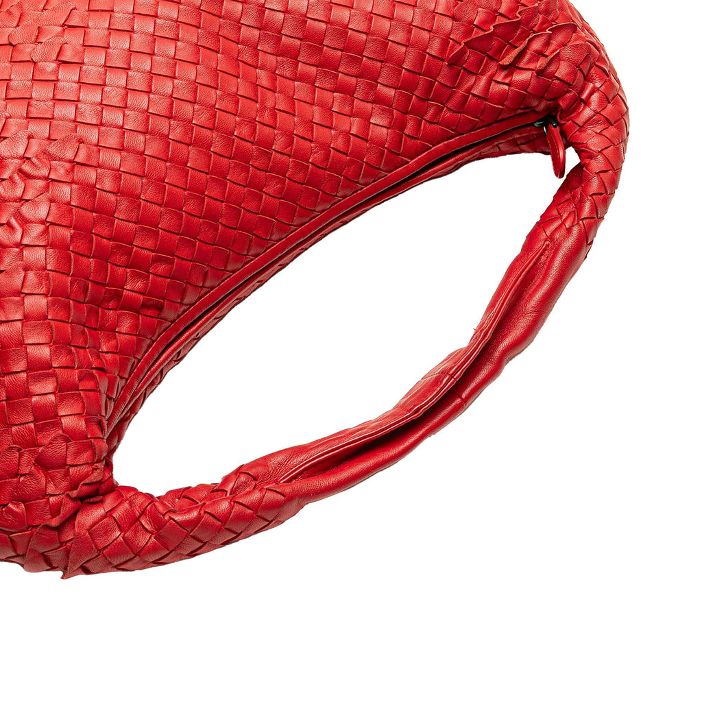 Bottega Veneta Medium Nappa Intrecciato Ruffle Veneta Hobo