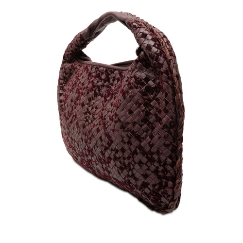 Bottega Veneta Medium Velvet Speckled Nappa Intrecciato Veneta Hobo