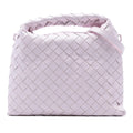 Bottega Veneta Mini Calfskin Intrecciato Hop Satchel