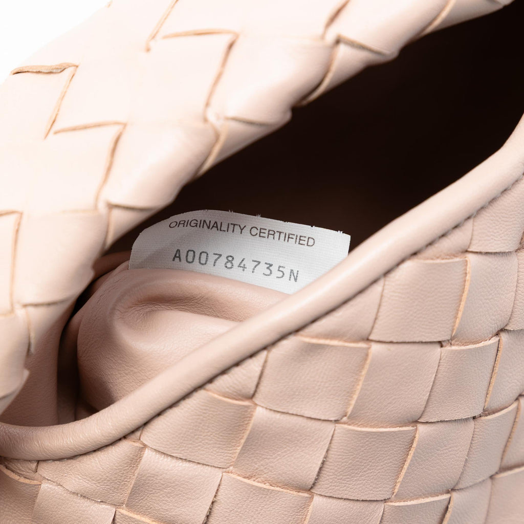Bottega Veneta Mini Calfskin Intrecciato Hop Satchel