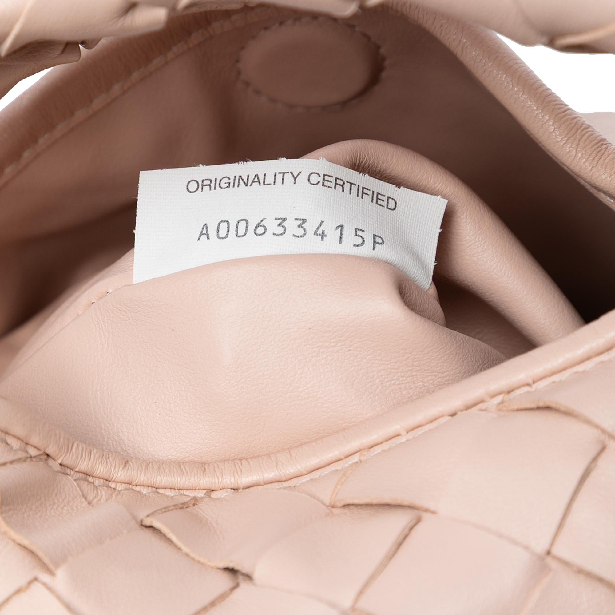 Bottega Veneta Mini Calfskin Intrecciato Hop Satchel