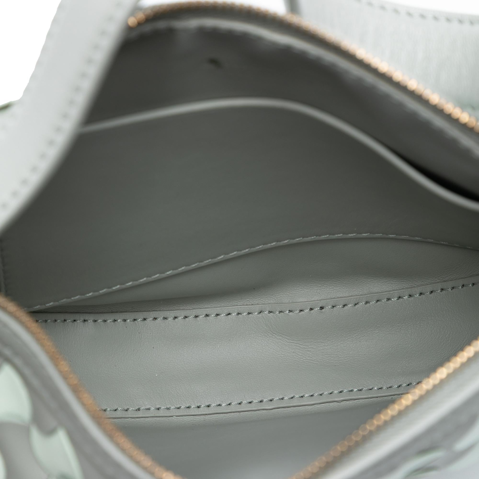 Bottega Veneta Mini Leather Intrecciato Sunrise Hobo