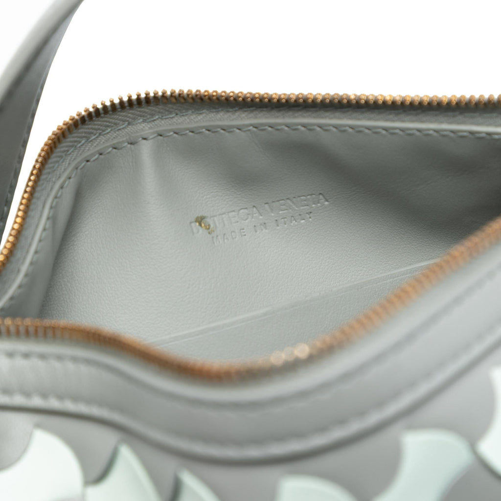 Bottega Veneta Mini Leather Intrecciato Sunrise Hobo