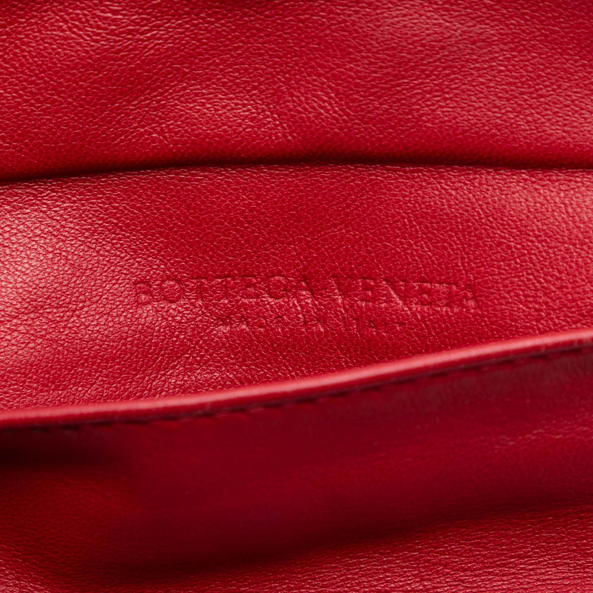 Bottega Veneta Mini Nappa Intrecciato Expandable Chain Flap Crossbody