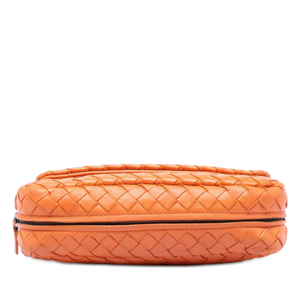 Bottega Veneta Mini Nappa Intrecciato Expandable Chain Flap Crossbody