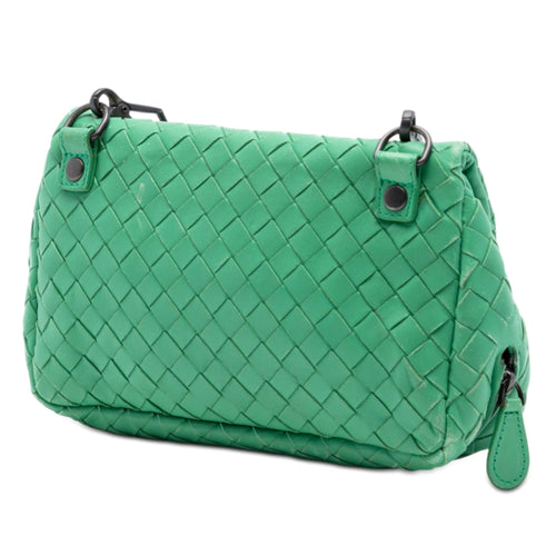 Bottega Veneta Mini Nappa Intrecciato Expandable Chain Flap Crossbody