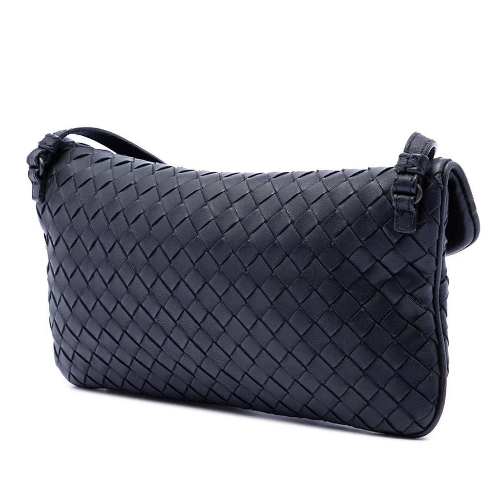Bottega Veneta Mini Nappa Intrecciato Turn Lock Crossbody