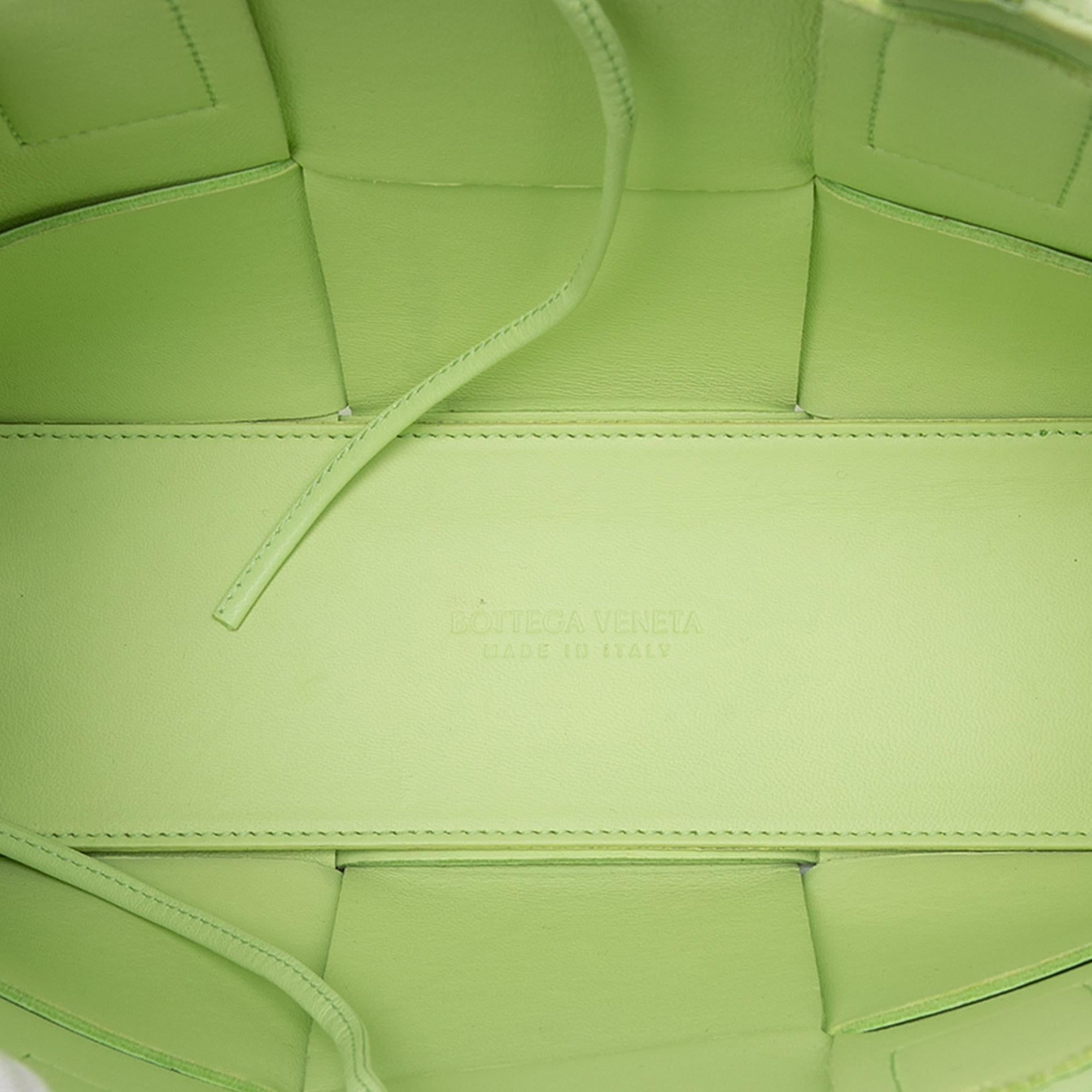 Bottega Veneta Mini Nappa Maxi Intrecciato Arco Tote