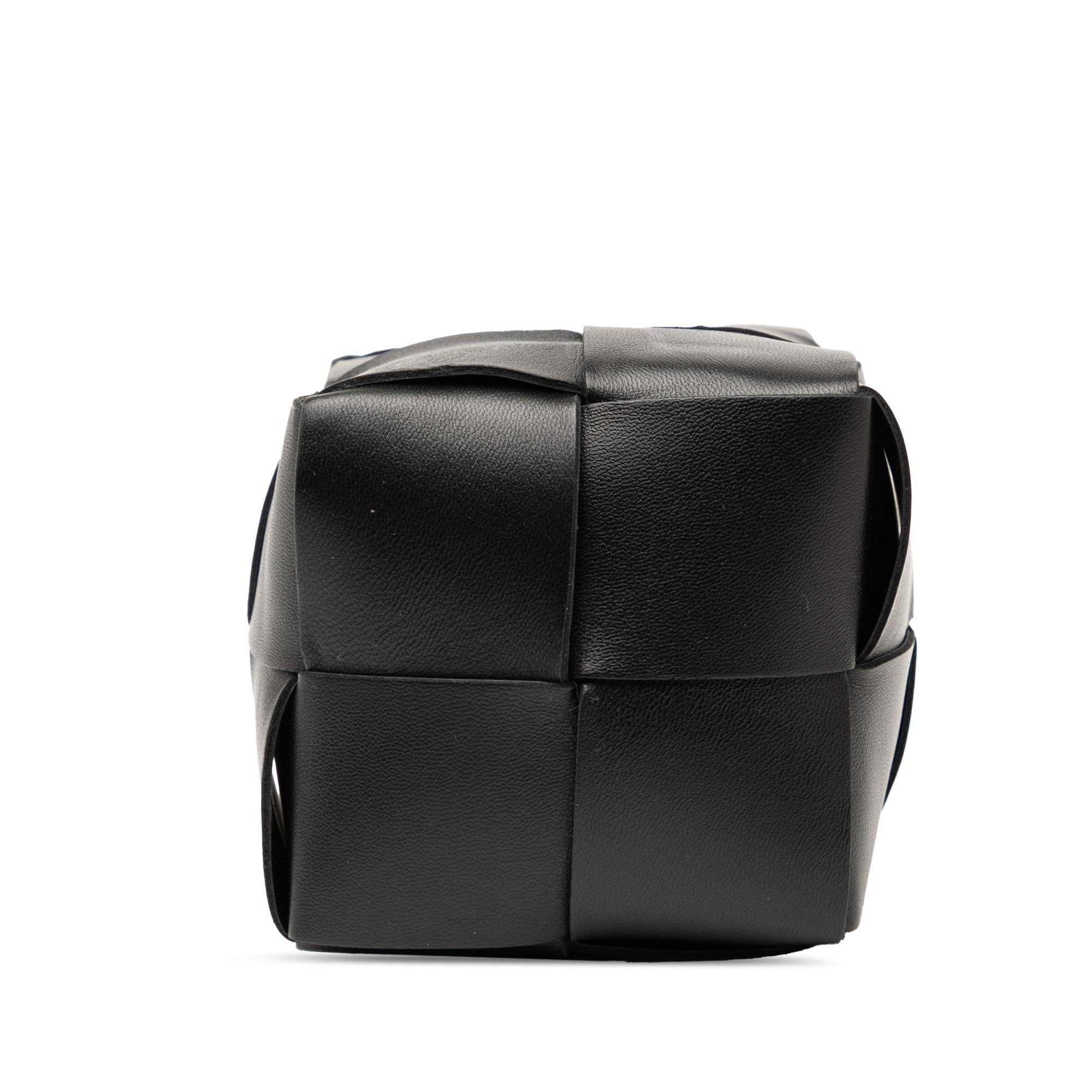 Bottega Veneta Mini Nappa Maxi Intrecciato Cassette Bucket Bag
