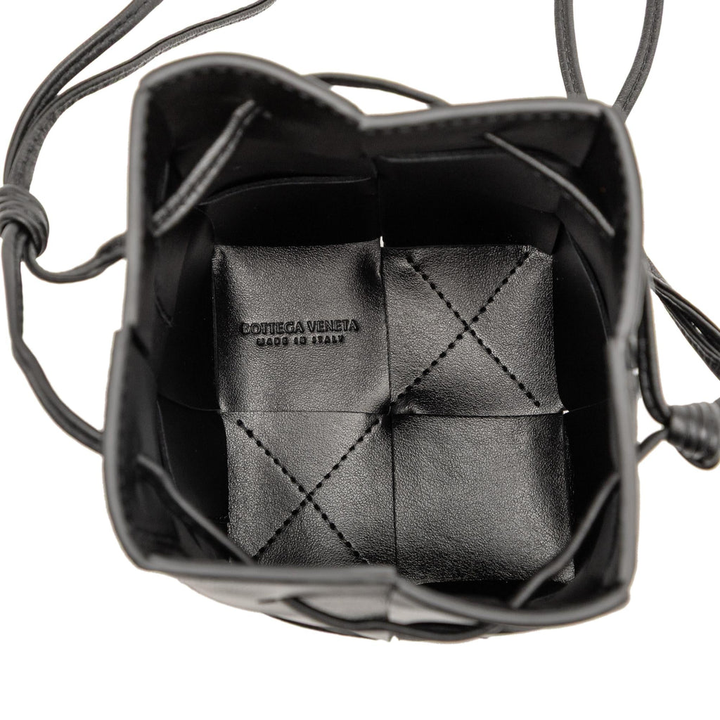 Bottega Veneta Mini Nappa Maxi Intrecciato Cassette Bucket Bag