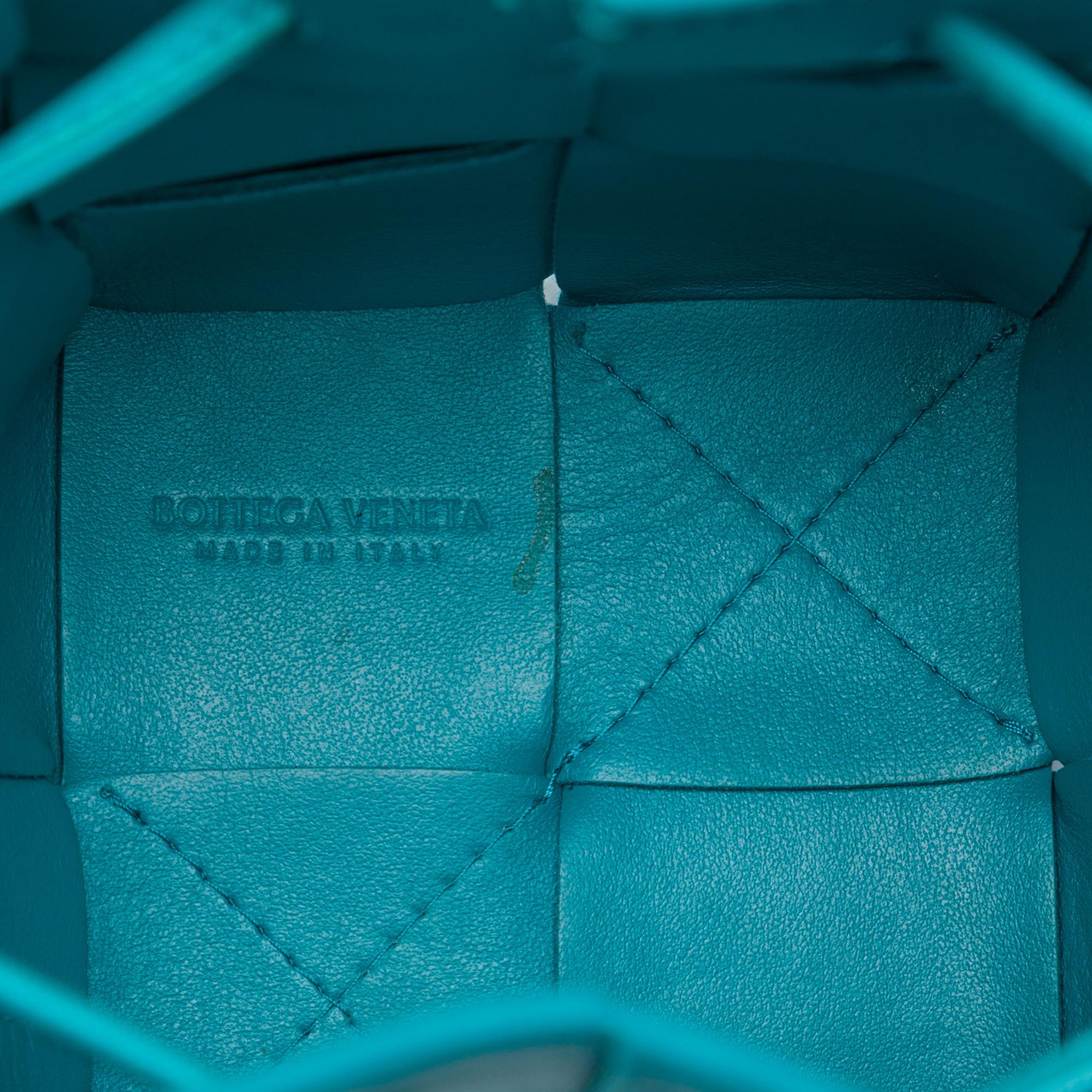 Bottega Veneta Mini Nappa Maxi Intrecciato Cassette Bucket Bag