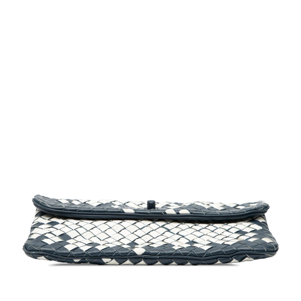 Bottega Veneta Mini Nylon and Nappa Intrecciato Turn Lock Crossbody