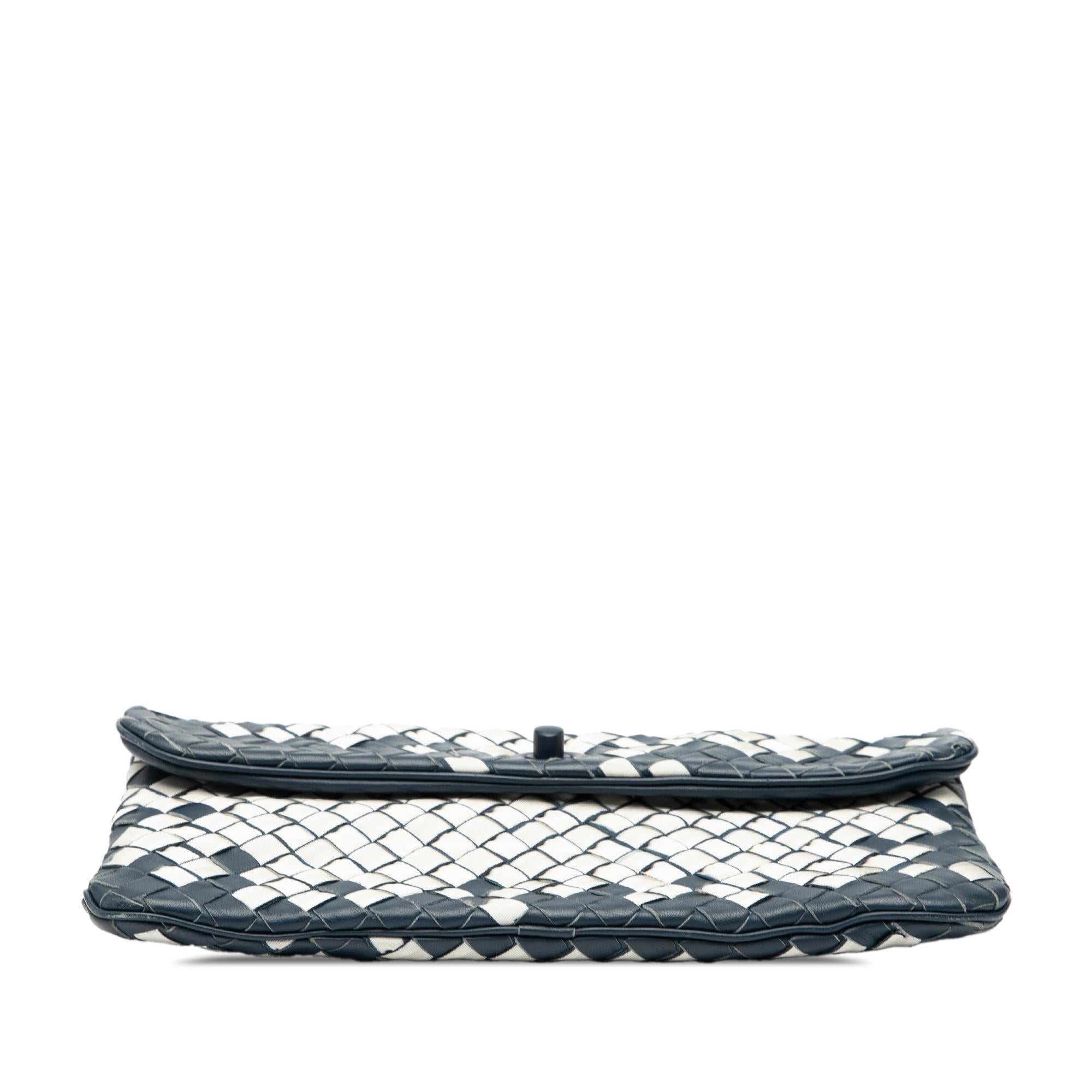 Bottega Veneta Mini Nylon and Nappa Intrecciato Turn Lock Crossbody