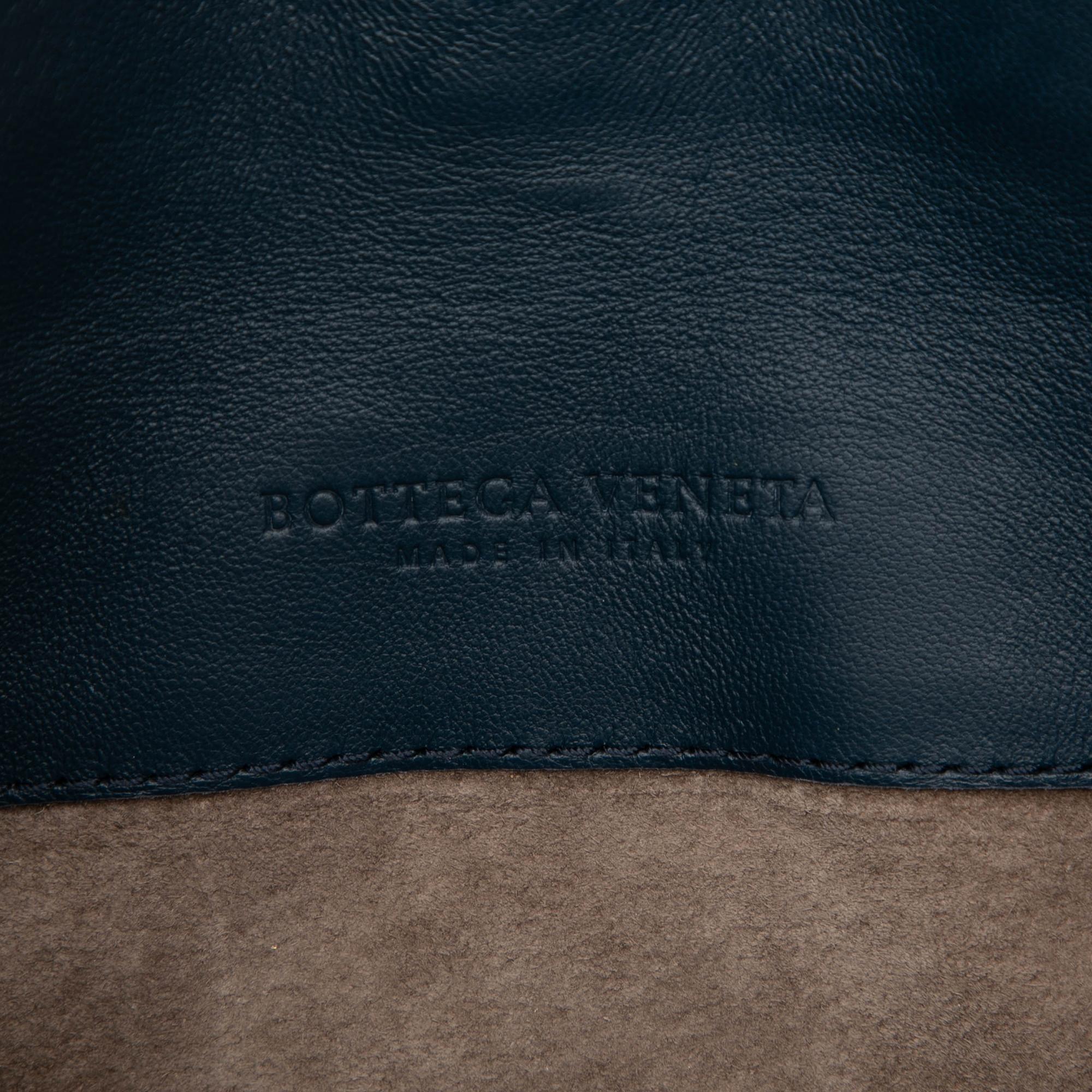 Bottega Veneta Mini Nylon and Nappa Intrecciato Turn Lock Crossbody