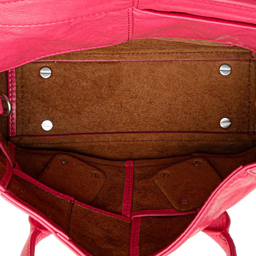 Bottega Veneta Mini Paper Calfskin Intrecciato Arco Satchel