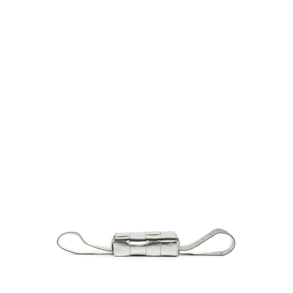Bottega Veneta Mini Paper Calfskin Intrecciato Cassette Belt Bag