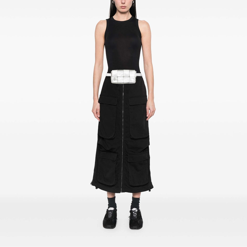 Bottega Veneta Mini Paper Calfskin Intrecciato Cassette Belt Bag