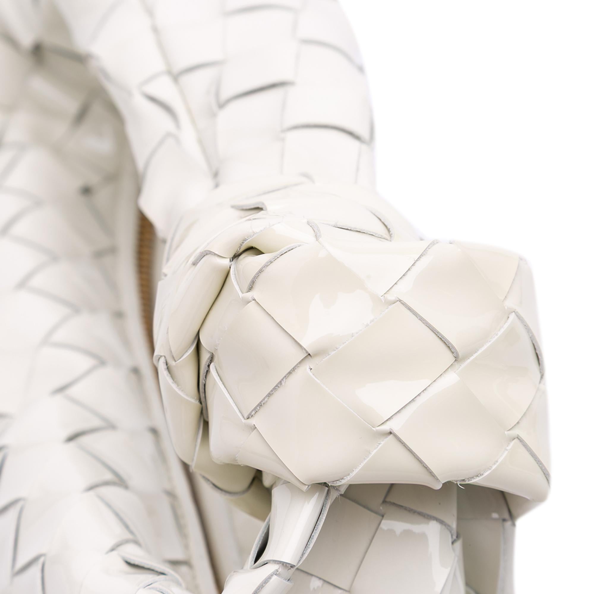 Bottega Veneta Mini Patent Intrecciato Jodie