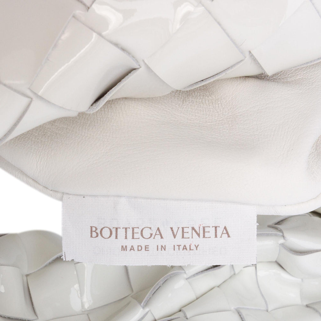 Bottega Veneta Mini Patent Intrecciato Jodie