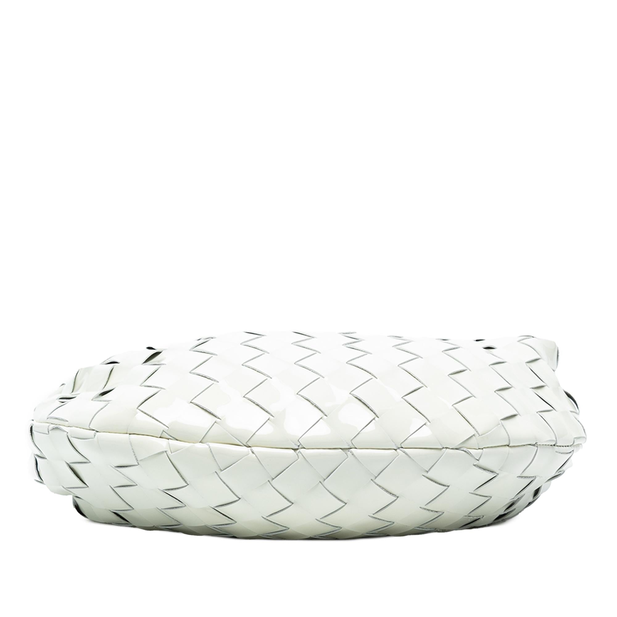 Bottega Veneta Mini Patent Intrecciato Jodie