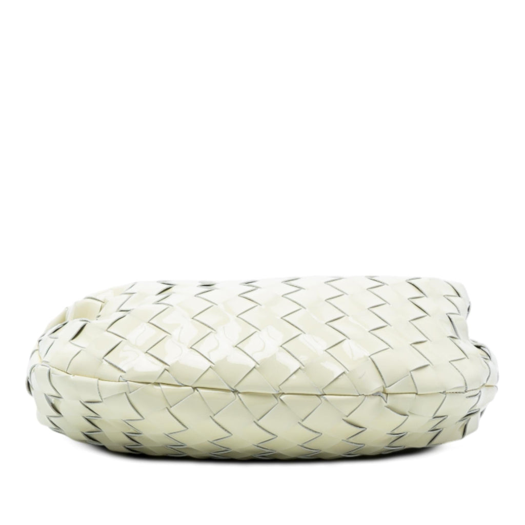 Bottega Veneta Mini Patent Intrecciato Jodie