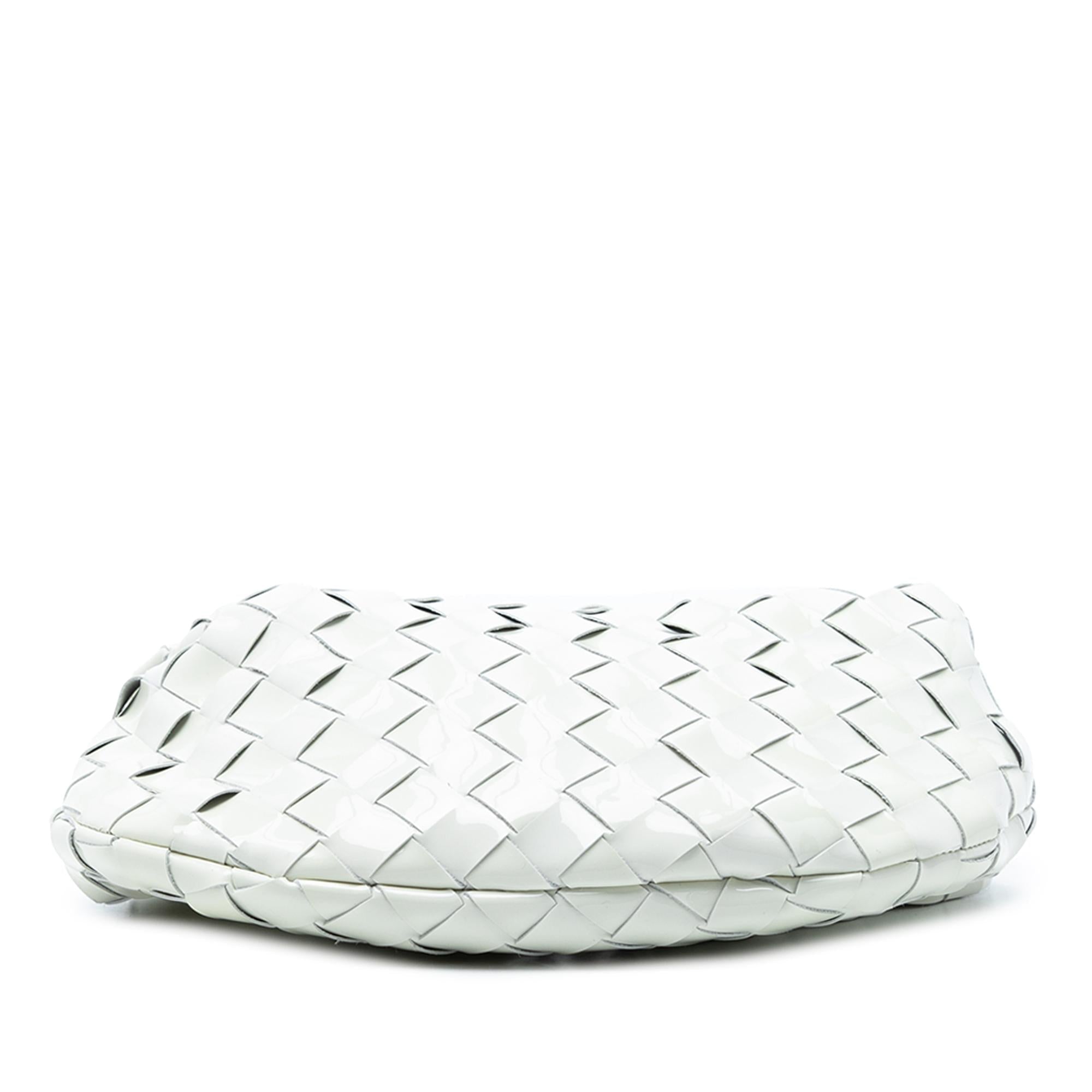Bottega Veneta Mini Patent Intrecciato Jodie