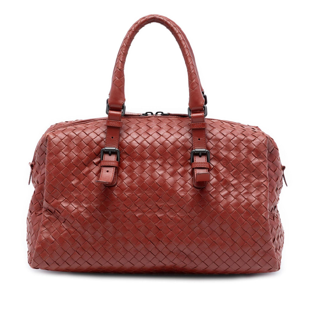 Bottega Veneta Nappa Intrecciato Boston Bag