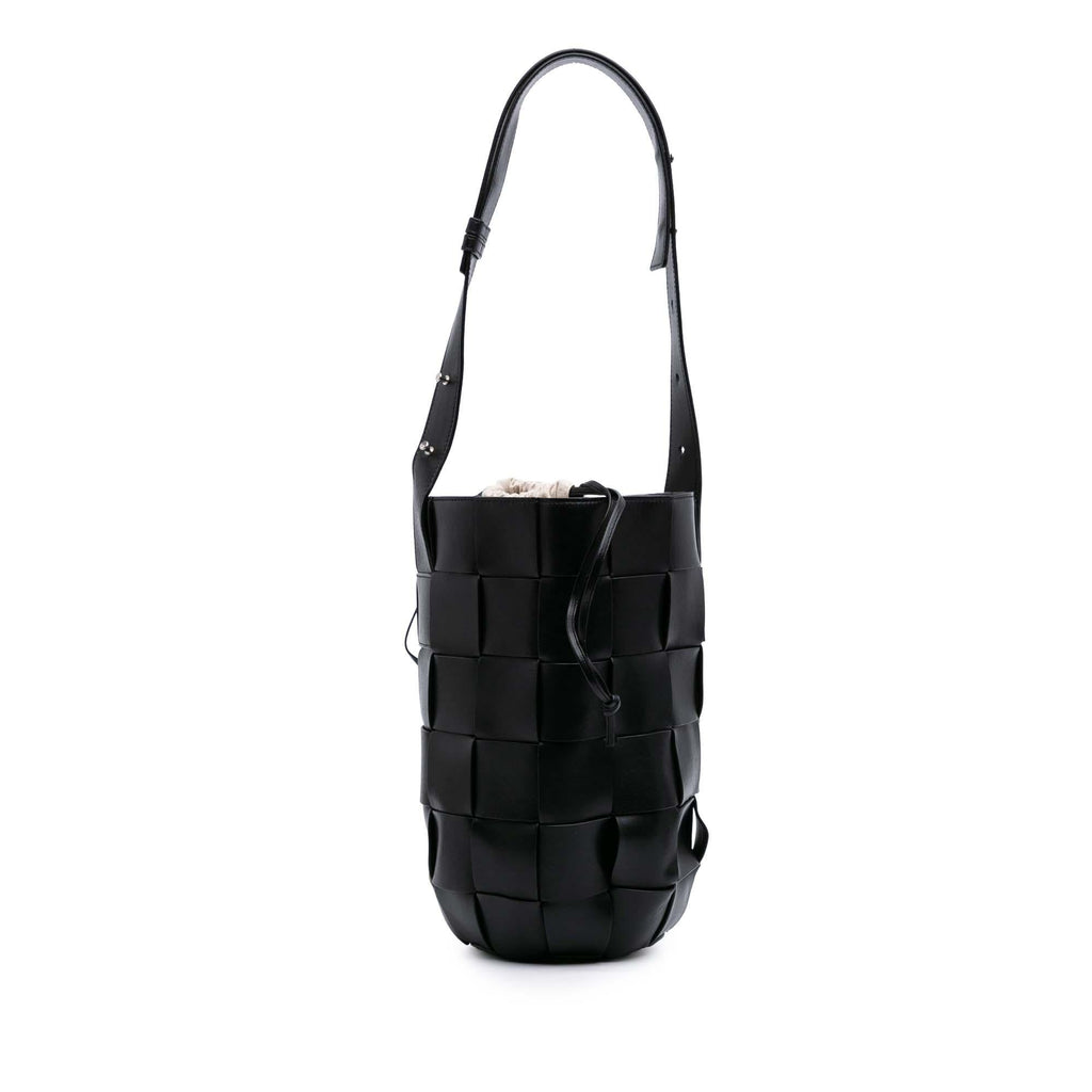 Bottega Veneta Nappa Intrecciato Casette Lantern Bucket