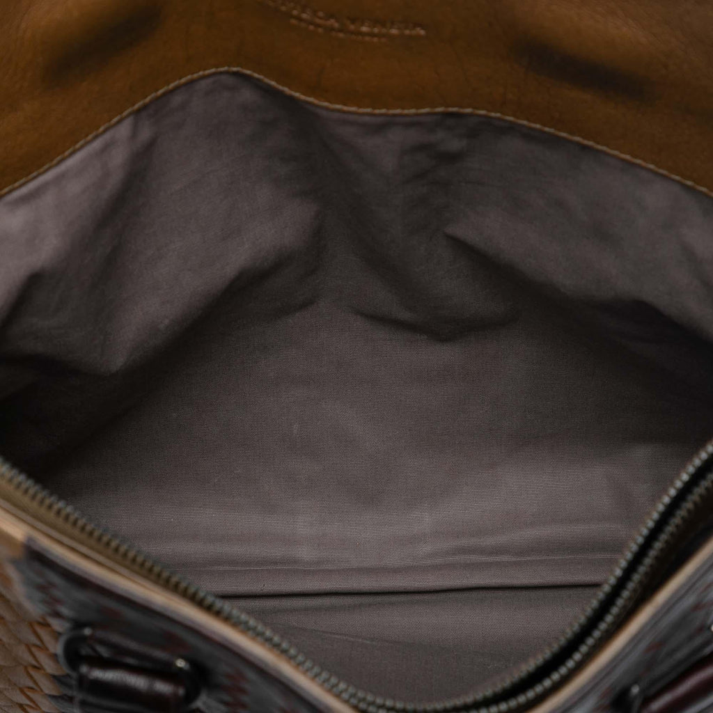Bottega Veneta Nappa Intrecciato Club Fume Briefcase