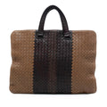 Bottega Veneta Nappa Intrecciato Club Fume Briefcase