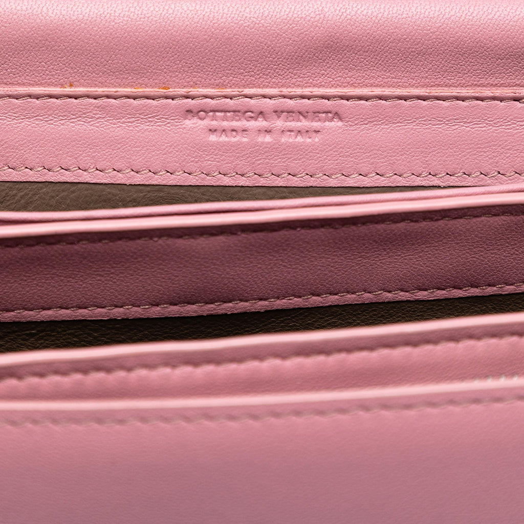 Bottega Veneta Nappa Intrecciato Continental Wallet on Chain