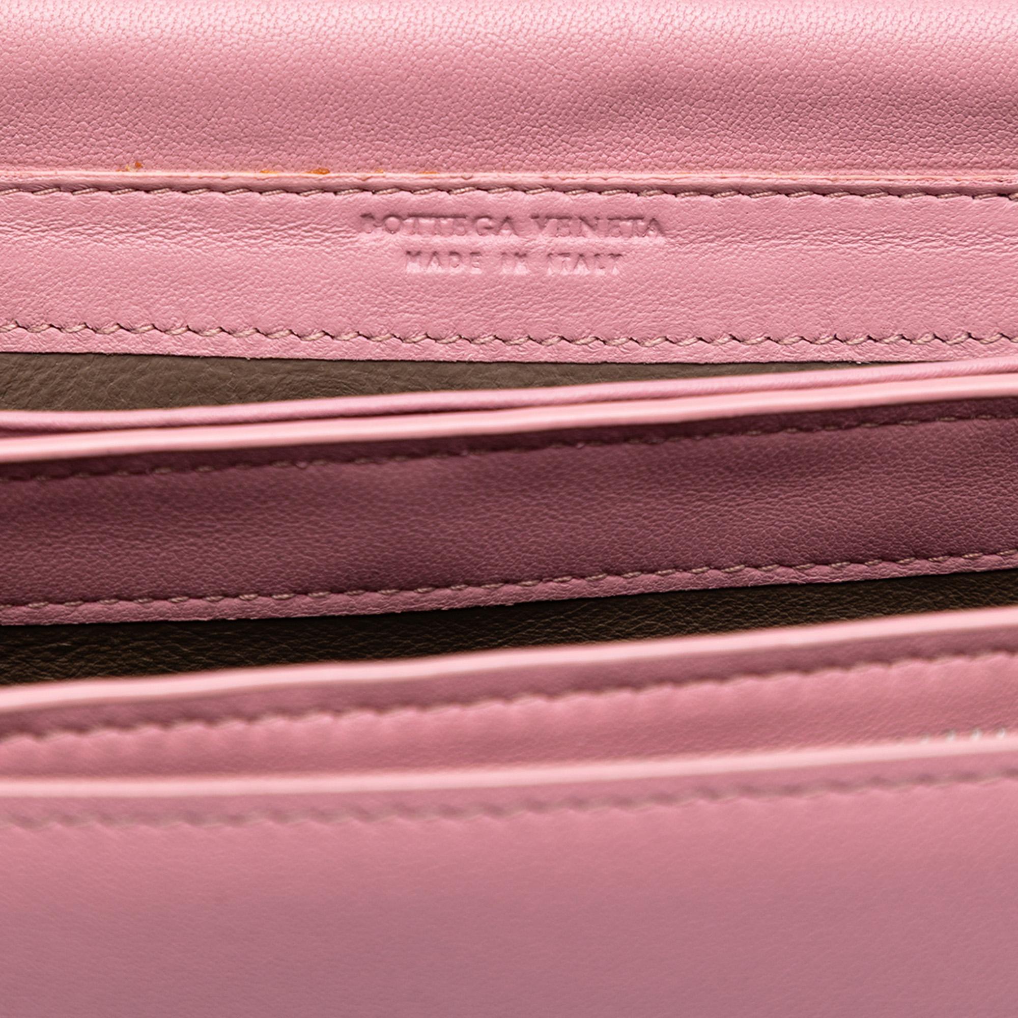 Bottega Veneta Nappa Intrecciato Continental Wallet on Chain