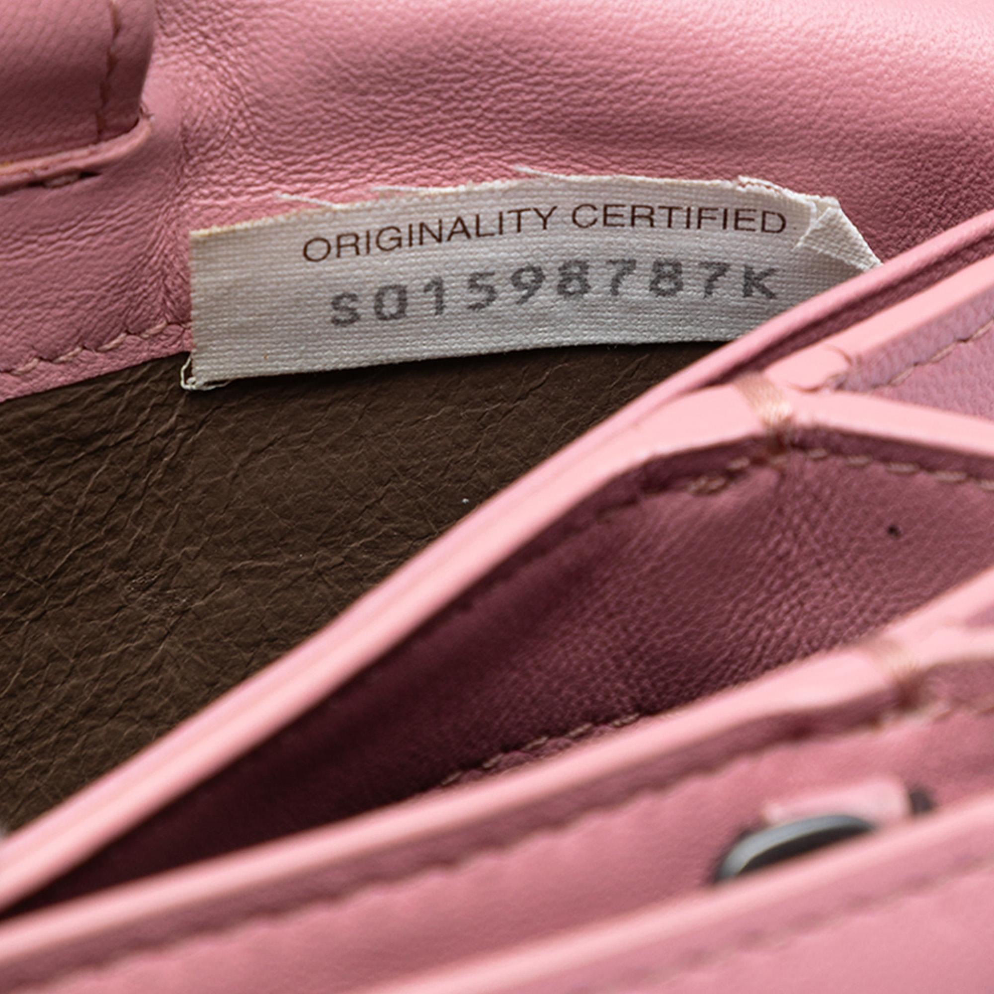 Bottega Veneta Nappa Intrecciato Continental Wallet on Chain