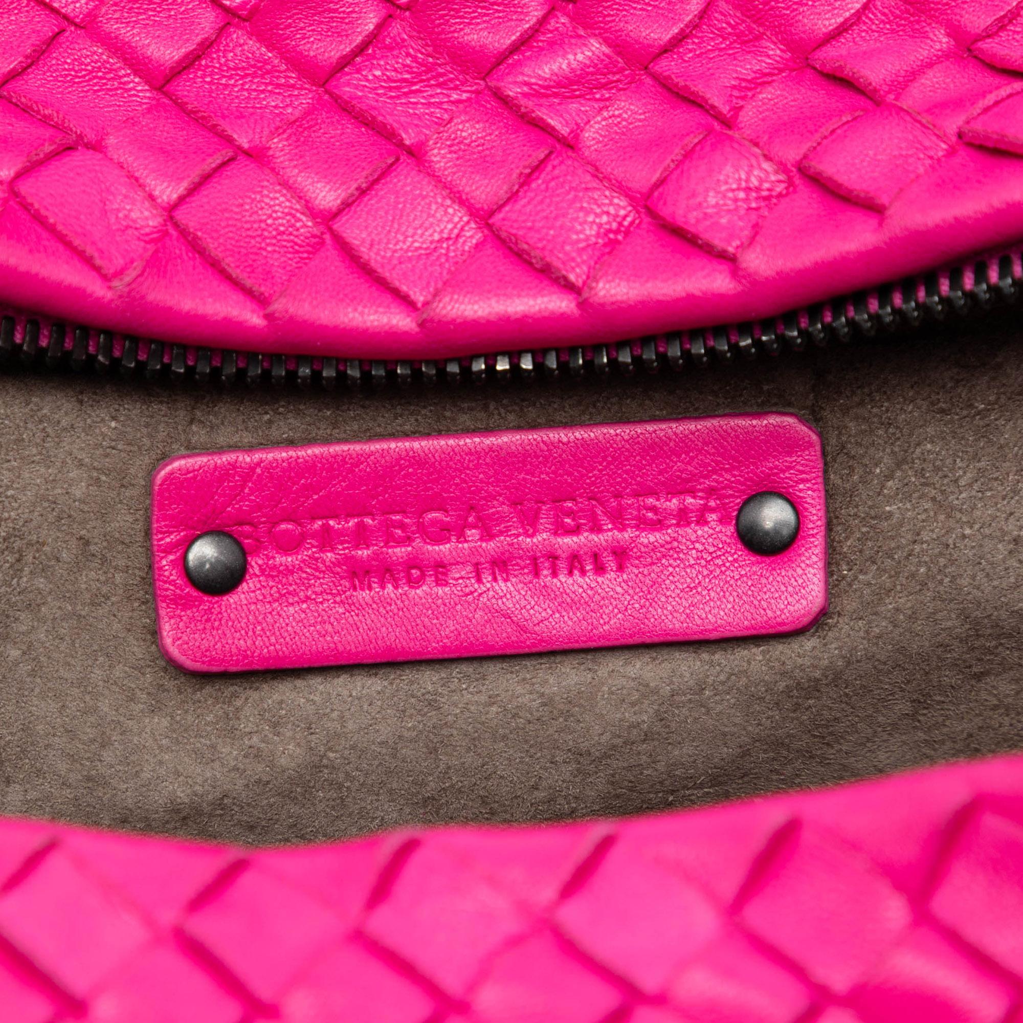 Bottega Veneta Nappa Intrecciato Cube Crossbody