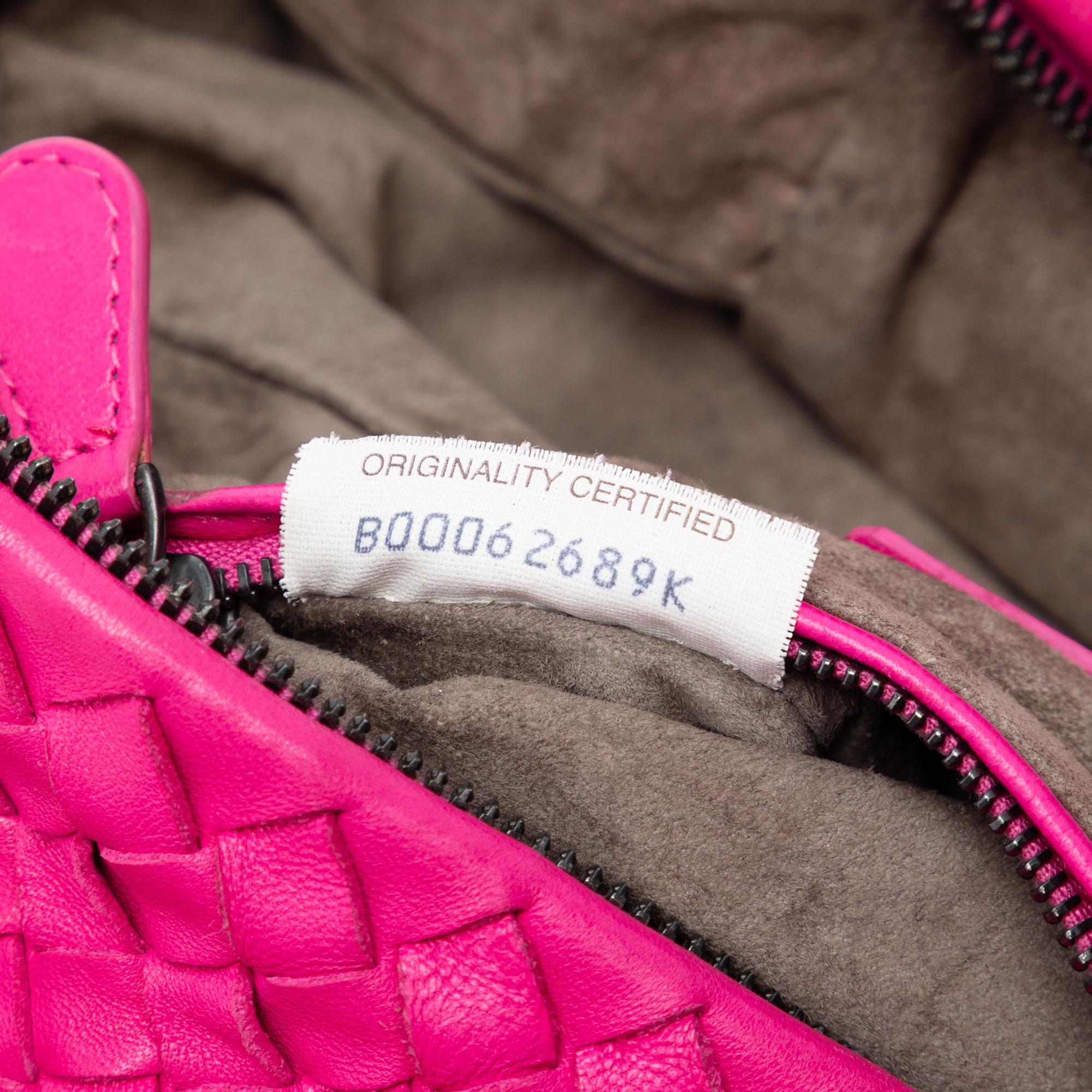 Bottega Veneta Nappa Intrecciato Cube Crossbody