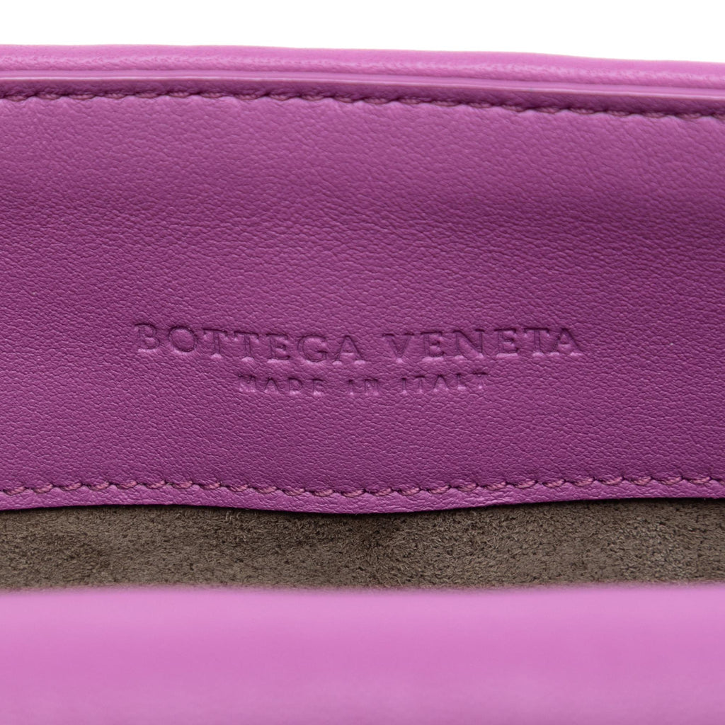 Bottega Veneta Nappa Intrecciato Dahlia Clutch Crossbody