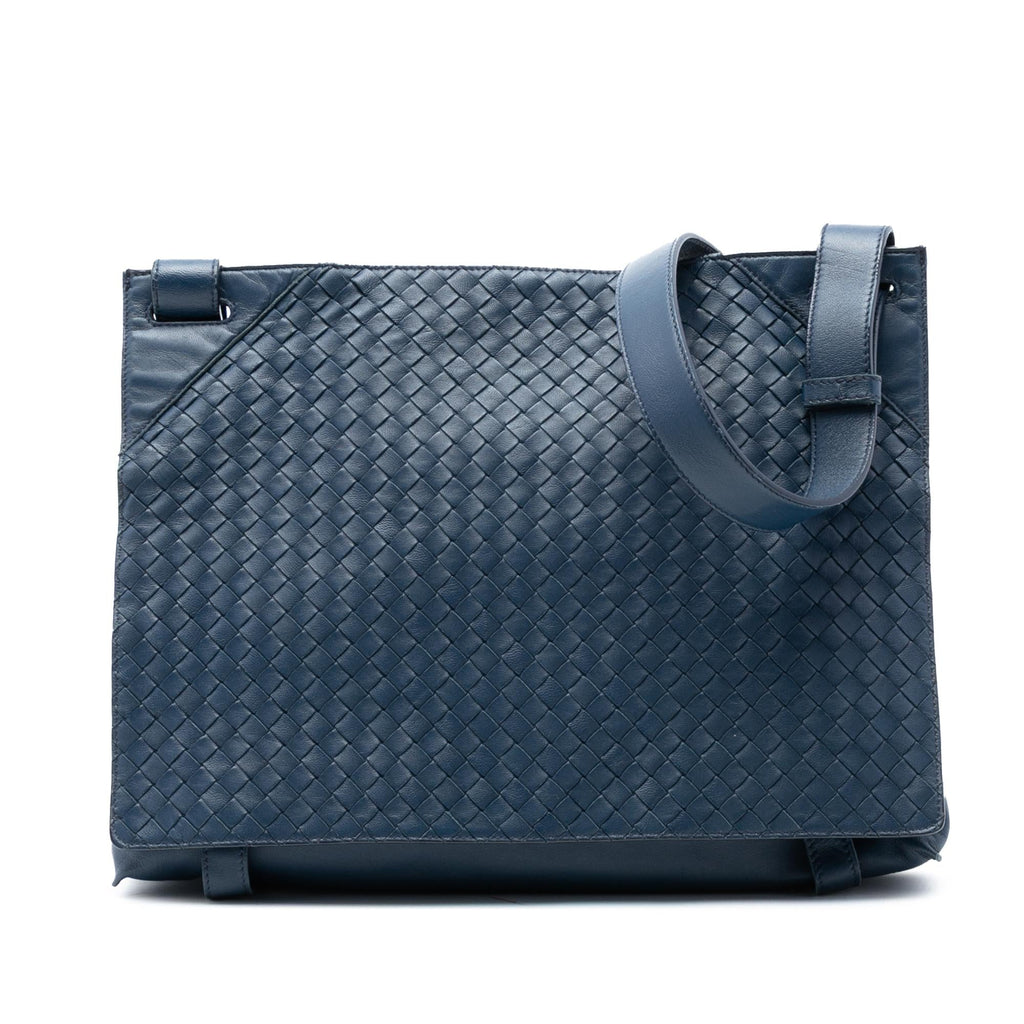 Bottega Veneta Nappa Intrecciato Flap Crossbody