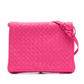 Bottega Veneta Nappa Intrecciato Flap Crossbody
