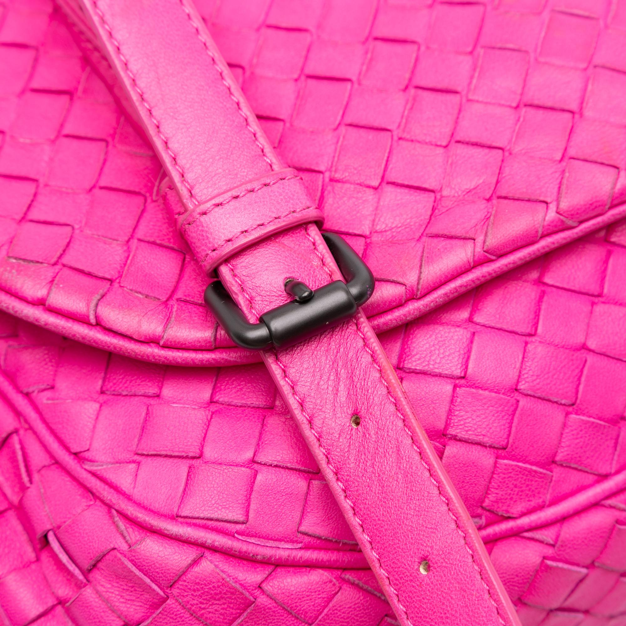 Bottega Veneta Nappa Intrecciato Flap Crossbody